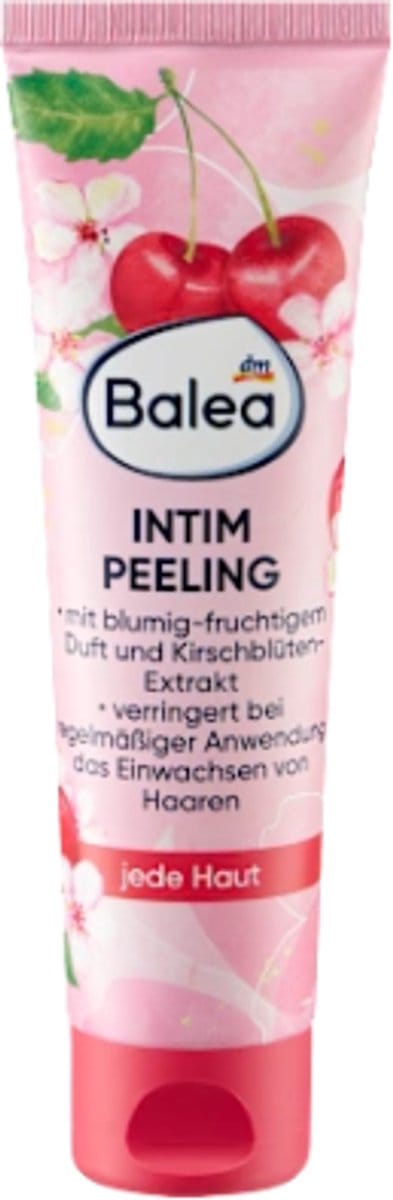 Balea Intiempeeling met Kersenbloesemextract - 100 ml | Zachte Scrub voor de Intieme Zone - Vermindert Ingegroeide Haartjes - Limited Edition