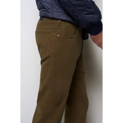 Meyer Broek M5 Slim Organic Cotton Gabardine Khaki / male