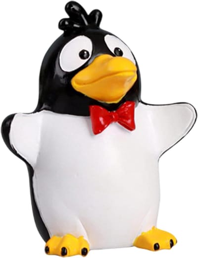 Brilhouder Pinguïn - Brillenstandaard Sieradenorganizer - Opbergen Accessoires - Leuk Figuur Ontwerp - 12.5 x 10 x 7.2 cm