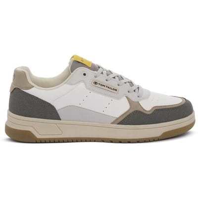 Tom Tailor - Sneakers met colour-blocking - Maat 41 - white-green