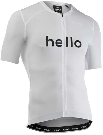 Northwave Blade Hello Goodbye Korte Mouw Wielertrui Wit L Man
