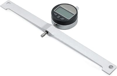 Gitaar Hals Liniaal - Kalibratie Instrument - Hals Meten - Hoge Nauwkeurigheid - 0.01 Precisie - Zwart