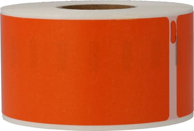 Dappaz - Dymo Label 99010 ORANJE Compatible - 89 x 28 mm - 260 Etiketten per Rol - Adresetiketten S0722370 - 1 Rol