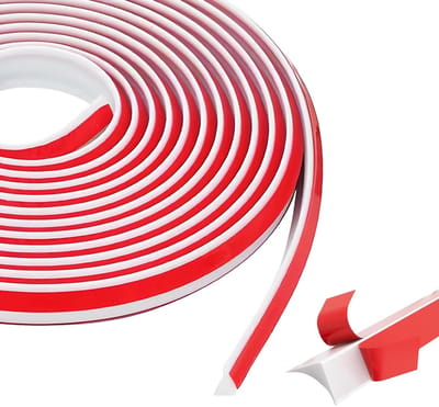 Flexibele Plinten Trim van 300 cm - Zelfklevende Hoekstrip voor Muren en Plafonds in Keuken en Badkamer - Ideaal voor Afwerking en Decoratie
