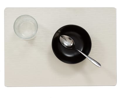 Wicotex-Placemats Jaspe wit-Placemat 12stuks