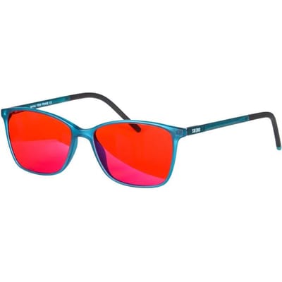 SHINU Lunettes d'ordinateur Bloquant la Lumière Bleue pour Dames Verres Rouges Blocage à 100 % pour un Bon Sommeil Verres Orange Longue Durée avec Lumière Bleue red