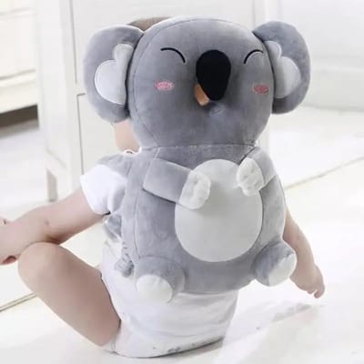 DW4Trading Baby Hoofdbeschermer Koala - Veiligheidskussen - Valrugzak - 3D Ademend - Peuter