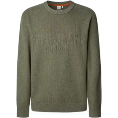 regular fit gebreide trui viscose-katoenmengsel model 'PHINEAS'