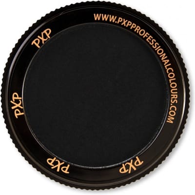 PXP Professional Colours schmink zwart 30 gram - Schminken verjaardag feest festival thema feest - Word geleverd in kartonnen doosje, niet in envelop ivm beschadiging