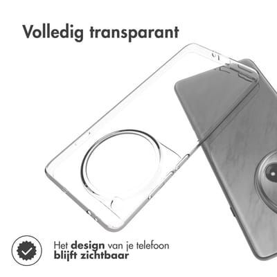 Accezz Hoesje - Geschikt voor OnePlus 12 - Clear Backcover - Transparant