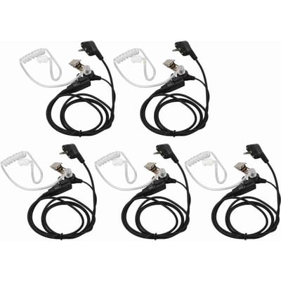 Akoestische Buis Koptelefoon Transparant Stralingsreductie Draagbaar Lucht Akoestische Buis Headset voor