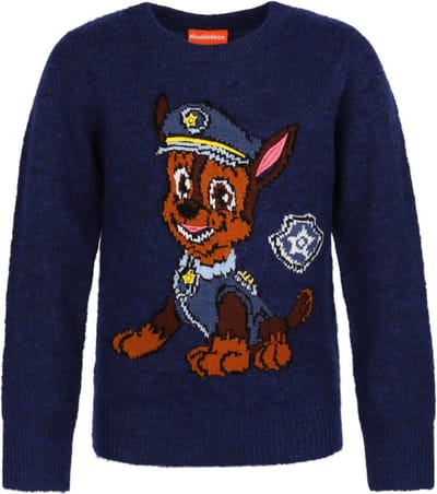 Paw Patrol Chase - Marineblauwe sweater voor jongens / 128