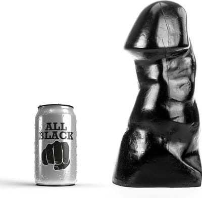 All Black Anaal Dildo 25 cm - zwart
