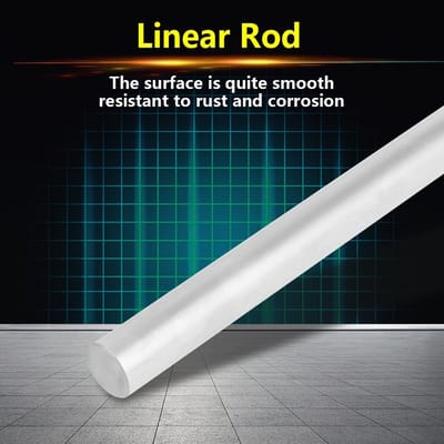 Dailygoods- Lineaire As 200mm - Lagerstaal - Roest- en corrosiebestendig - Duurzaam - Voor automatische machines - Geschikt voor precisieapparatuur - Geleidingsstang