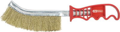 KS Tools 201.2302 Messing draadborstel voor algemeen gebruik, 250 mm
