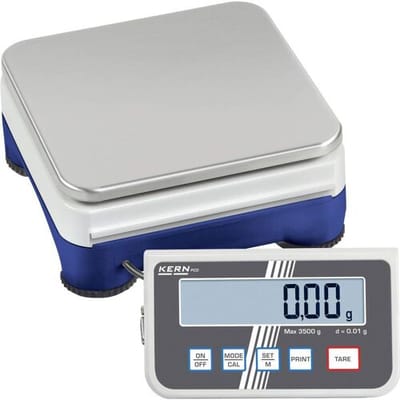 PCD 10K0.1 Precisie weegschaal Weegbereik (max.) 10 kg Resolutie 0.1 g werkt op stekkernetvoeding Zilver
