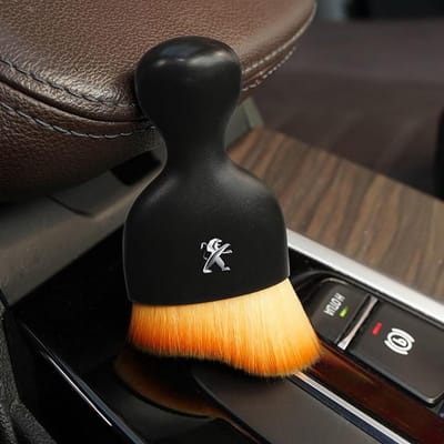 Autoborstel - Stofverwijderaar - Auto Reinigen - Zachte Borstelkop - 800 g - Zwart