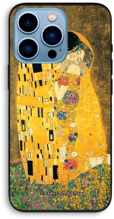 Case Company® - Hoesje geschikt voor iPhone 13 Pro hoesje - Der Kuss - Biologisch Afbreekbaar Telefoonhoesje - Bescherming alle Kanten en Schermrand