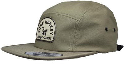 5-panel pet - platte klep - Jockey / Volwassenen / One size (beige)