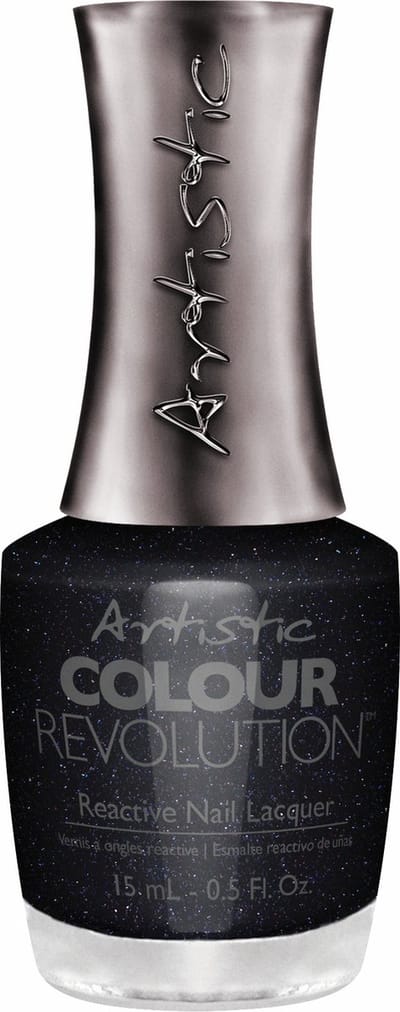 Artistic Nail Design Colour Revolution ' Music Is My Medicine ' ( Middernacht-Blauw Shimmer )