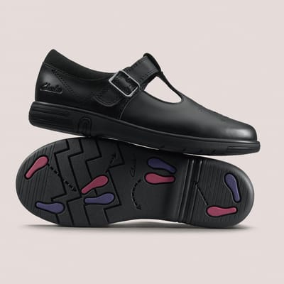 Jazzy Tap K. Zwarte Leren Schoenen