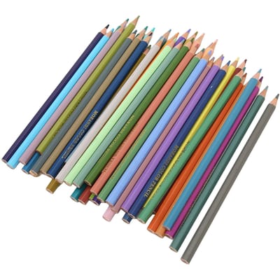 Crayons de couleur Couleurs riches et vibrantes Coloration fluide Crayons de croquis pré-taillés pour la coloration gray