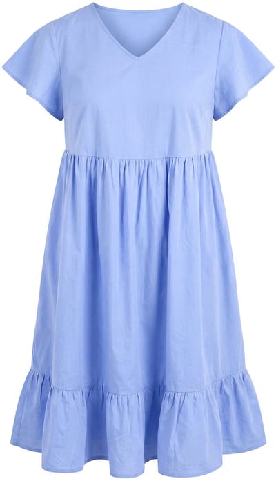 Angel of Style - Dames - Jurk A-lijn - Ochtend blauw - Maat 46