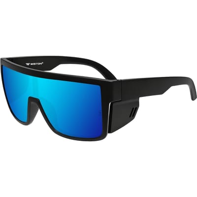 MAXJULI Z87 Zonnebril voor XL Voor Heren met Grote Hoofden TR90 Ultralicht Veiligheid Zonnebril UV400 Bescherming voor Voor Chauffeurs Werk W8703 black