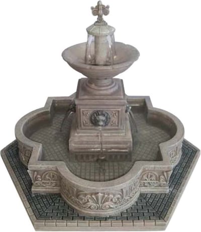 Lemax - 'Modular Plaza-Fountain' - Accessoire met animatie - Inclusief adapter
