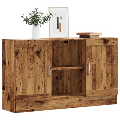 vidaXL - Dressoir - 120x30,5x70 - cm - bewerkt - hout - oud - houtkleurig
