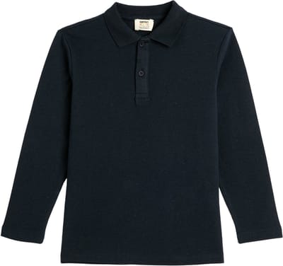 Lange mouw Polokraag T-Shirt