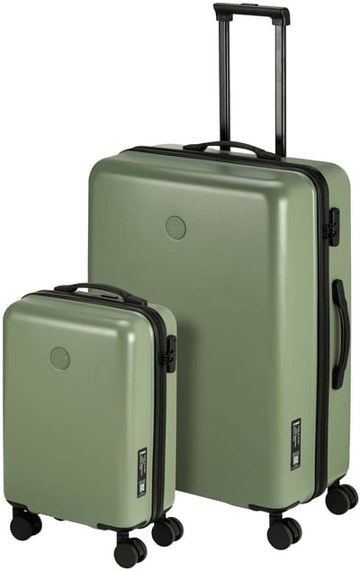 Princess Traveller PT-01 Evo - Kofferset 2 Delig - Pure Sage - 35L Handbagage Koffer - 98L Reiskoffer - Lichtgewicht