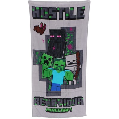 Minecraft Strandlaken Hostile 70 x 140 cm