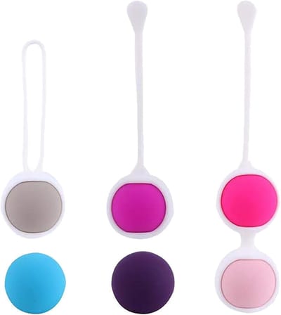 Training Set voor Bekkenbodemspieren - Silicone Oefenballen voor Vrouwen, Versterk Controle en Verbeter Oefeningen