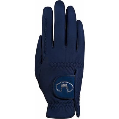 Roeckl Handschoenen Roeckl Lisboa Grip Swarovski Donkerblauw