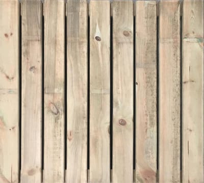 Terrastegel Grenenhout - Houten Vloertegel Tuin - Buitenruimte Aankleden - Duurzaam PEFC-gecertificeerd - 100 x 100 x 4 cm
