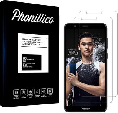 Screenprotector voor Honor 7X - 2 stuks Beschermglas van glas Transparante glazen schermbeschermfolie