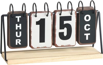 Moderne bureaukalender met groot display - Duurzaam en herbruikbaar