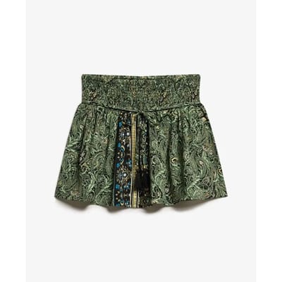 Superdry - St. Tropez-minirok met paisleyprint - Dames - Rokken