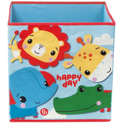 Fisher-price Opbergbox Animals 31 X 31 X 31 Cm Blauw/groen