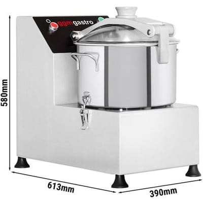 GGM Gastro Vegetarischer Cutter - 16 Liter - 2,0 kW - 230 Volt - 1400 U/min