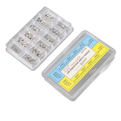 Dailygoods - Horloge Behuizing - 240 Stuks Klem Adapter - Professioneel Ontwerp - 9 x 5 x 2 cm - Beweging Beveiligen - Voor Horlogemakers - Diverse To...