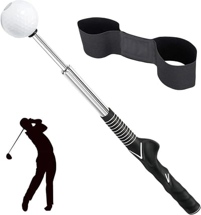 Golf Swing Trainer Set – Swing trainer en swing band – Golfaccesoires – Geschikt voor Beginners , Professionals