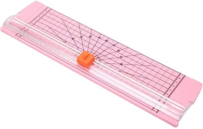 Papier Snijmachine - Papier Trimmer - Kantoor Hobby - Snijdt 15 Vellen - 36.3x10cm - Roze