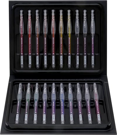 Karin gelpen set Star Sparks 20 stuks - creatieve glitter gelpennen.