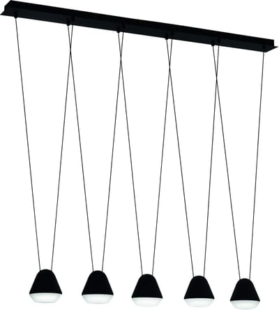 EGLO Palbieta Hanglamp - GU10 - 116 cm - Zwart