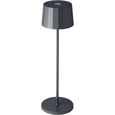 KS Verlichting Lido Oplaadbare LED Tafellamp Antraciet