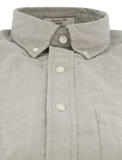 casual overhemd Gant Regular Fit effen groen