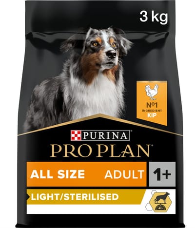 Pro Plan Adult All Sizes Light Sterilised Kip - 2x3kg