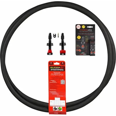 Schuimrubberkit met koolstofventielen Barbieri Anaconda Carbonaria
